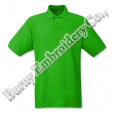 Gents Green Short Sleeve Polyester Cotton T-Shirts Polo Shirts